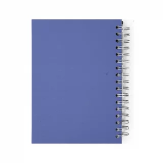 Cuaderno Argollado tapa dura  mediano Multimateria 7M Linea Corriente Norma Cuero - Majestic Azul