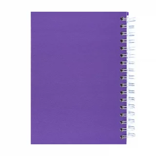 Cuaderno Argollado tapa dura  mediano Multimateria 7M Linea Corriente Norma Cuero - Majestic Morado