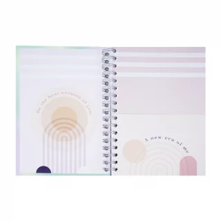 Cuaderno argollado tapa dura femenino mediano 7M cuadriculado X-presarte - the power of love