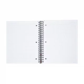 Cuaderno Argollado Tapa Dura Grande 7 Materias Cuadriculado Memes