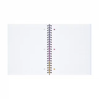 Cuaderno Argollado tapa dura grande 80 Hojas Cuadriculado Among Us - There Is An Impostor