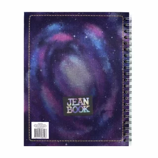Cuaderno Argollado Tapa Dura Grande 80 Hojas Cuadriculado Jean Book - Medusas