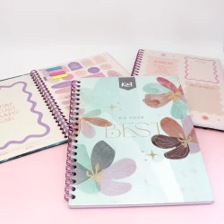 Cuaderno Argollado Tapa Dura Grande 80 Hojas Cuadriculado Kiut Your Best