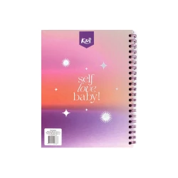 Cuaderno Argollado Tapa Dura Grande 80 Hojas Cuadriculado Kiut Yourself A Priority