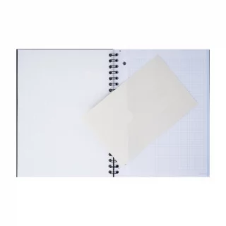 Cuaderno Argollado Tapa Dura Grande 80 Hojas Cuadriculado Los Simpsons