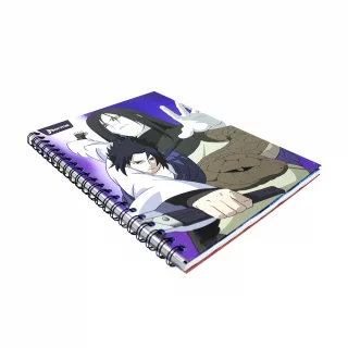 Cuaderno Argollado Tapa Dura Grande 80 Hojas Cuadriculado Naruto Orochimaru