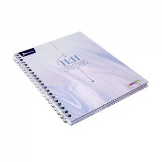 Cuaderno Argollado Tapa Dura Grande 80 Hojas Cuadriculado X-Presarte