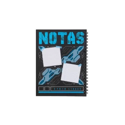 Cuaderno Argollado Tapa Dura Grande 80 Hojas Cuadriculado X-Presarte Viking