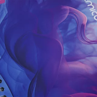 Cuaderno Argollado tapa dura grande 80 Hojas Linea Corriente Academico - Humo Morado Y Rosa