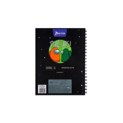 Cuaderno Argollado Tapa Dura Grande 80 Hojas Linea Corriente Among Us Crewmate