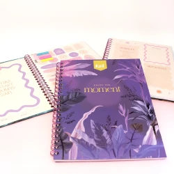 Cuaderno Argollado Tapa Dura Grande 80 Hojas Linea Corriente Kiut Enjoy The Moment