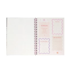 Cuaderno Argollado Tapa Dura Grande 80 Hojas Linea Corriente Kiut Make It Happen