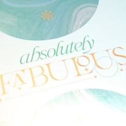 Cuaderno Argollado Tapa Dura Grande 80 Hojas Linea Corriente Kiut Platino Absolutely Fabulous