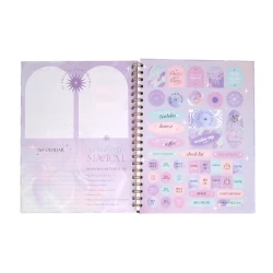 Cuaderno Argollado Tapa Dura Grande 80 Hojas Linea Corriente Kiut Platino Find Joy Wherever