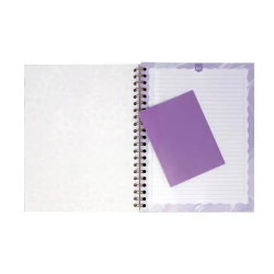 Cuaderno Argollado Tapa Dura Grande 80 Hojas Linea Corriente Kiut Platino Find Joy Wherever
