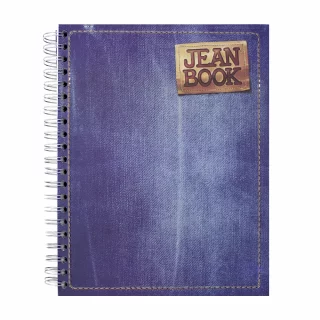 Cuaderno Argollado Tapa Dura Grande Multimaterias 5M Cuadriculado Jean Book Clasico