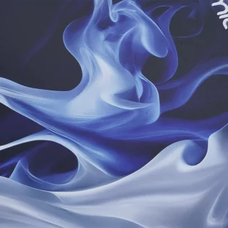 Cuaderno Argollado tapa dura grande Multimaterias 7M Cuadriculado Academico - Humo Azul Y Blanco