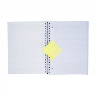 Cuaderno Argollado tapa dura grande Multimaterias 7M Cuadriculado Academico - Khaki
