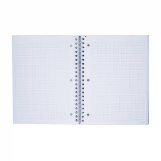 Cuaderno Argollado tapa dura grande Multimaterias 7M Cuadriculado Academico - Khaki