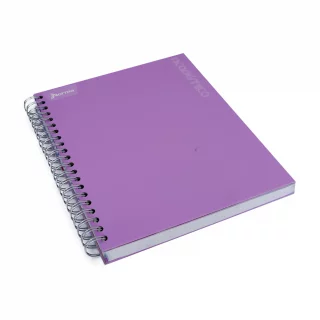 Cuaderno Argollado tapa dura grande Multimaterias 7M Cuadriculado Academico - Violeta