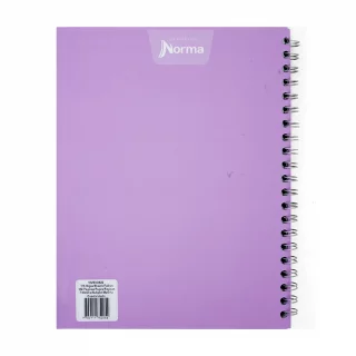 Cuaderno Argollado tapa dura grande Multimaterias 7M Cuadriculado Academico - Violeta