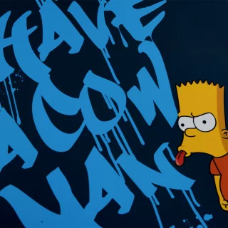 Cuaderno Argollado tapa dura grande Multimaterias 7M Cuadriculado Los Simpsons - Don'T Have