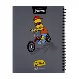 Cuaderno Argollado tapa dura grande Multimaterias 7M Cuadriculado Los Simpsons - Don'T Have