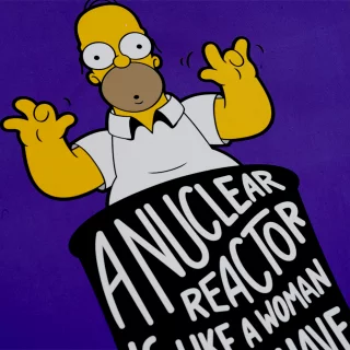 Cuaderno Argollado tapa dura grande Multimaterias 7M Cuadriculado Los Simpsons - Nuclear Reactor