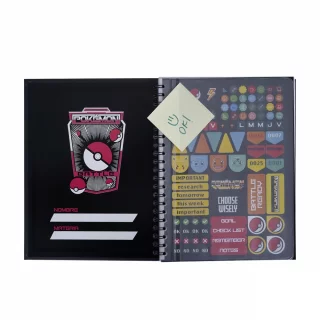Cuaderno Argollado tapa dura grande Pokemon 80 Hojas Cuadriculado - Squirtle 0007