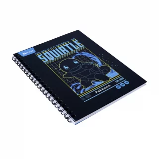 Cuaderno Argollado tapa dura grande Pokemon 80 Hojas Cuadriculado - Squirtle 0007
