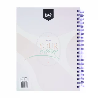 Cuaderno Argollado tapa dura Kiut grande 160 Hojas 5M Mixto Slow Down