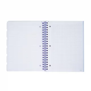 Cuaderno Argollado tapa dura Kiut grande 160 Hojas 5M Mixto Slow Down