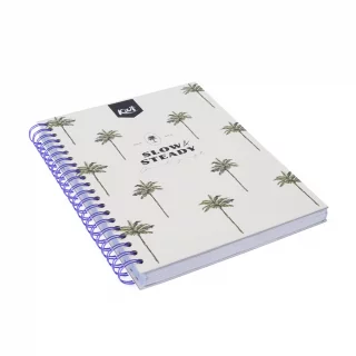 Cuaderno Argollado tapa dura Kiut grande 175 Hojas 7M Cuadriculado Slow