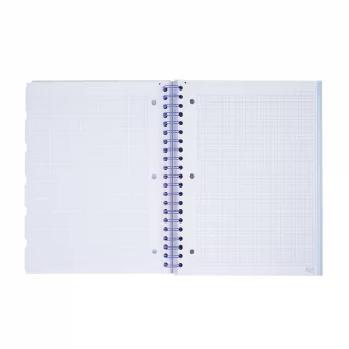 Cuaderno Argollado tapa dura Kiut grande 175 Hojas 7M Cuadriculado Slow