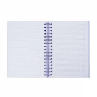 Cuaderno Argollado tapa dura Kiut mediano 160 Hojas 5M Mixto La Dolce Vita