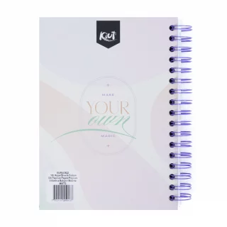 Cuaderno Argollado tapa dura Kiut mediano 160 Hojas 5M Mixto La Dolce Vita