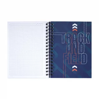 Cuaderno argollado tapa dura masculino mediano 7M cuadriculado X-presarte - astronauta