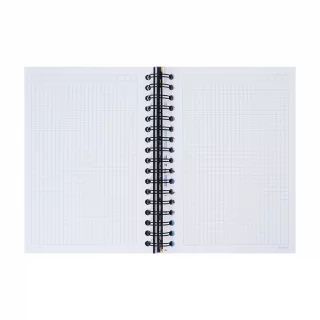 Cuaderno Argollado Tapa Dura Mediano 7 Materias Cuadriculado Memes