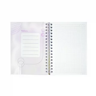Cuaderno Argollado Tapa Dura Mediano Multimateria 7M Cuadriculado X-Presarte Inspiration