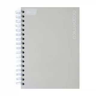 Cuaderno Argollado tapa dura mediano Multimaterias 7M Cuadriculado Academico - Khaki