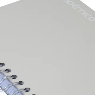 Cuaderno Argollado tapa dura mediano Multimaterias 7M Cuadriculado Academico - Khaki