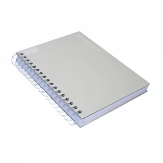 Cuaderno Argollado tapa dura mediano Multimaterias 7M Cuadriculado Academico - Khaki