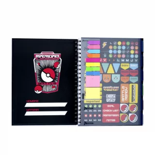 Cuaderno Argollado tapa dura Multimaterias 7M Mixto Pokemon - Caritas