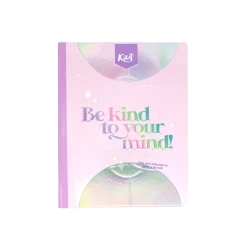 Cuaderno Cosido  100 Hojas Cuadriculado Kiut Be Kind To Your Mind