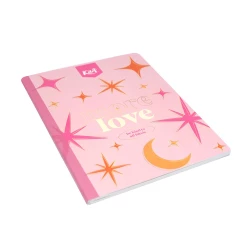Cuaderno Cosido  100 Hojas Cuadriculado Kiut More Love