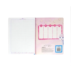 Cuaderno Cosido  100 Hojas Cuadriculado Peluches Dancing