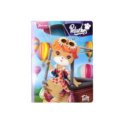 Cuaderno Cosido  100 Hojas Cuadriculado Peluches Globo