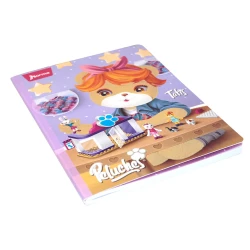 Cuaderno Cosido  100 Hojas Cuadriculado Peluches Lego