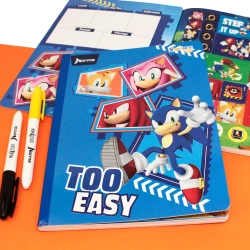 Cuaderno Cosido  100 Hojas Cuadriculado Sonic Too Easy