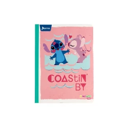 Cuaderno Cosido  100 Hojas Cuadriculado Stitch Coastin
